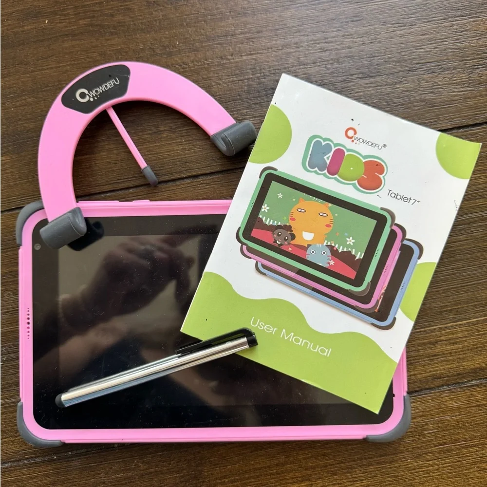 Wonderly Kids Tablet - Pink with Stylus